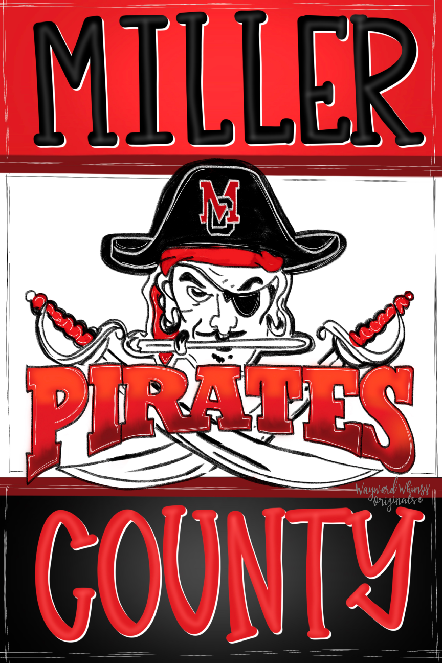 WAYWARD WHIMSY MILLER COUNTY PIRATES