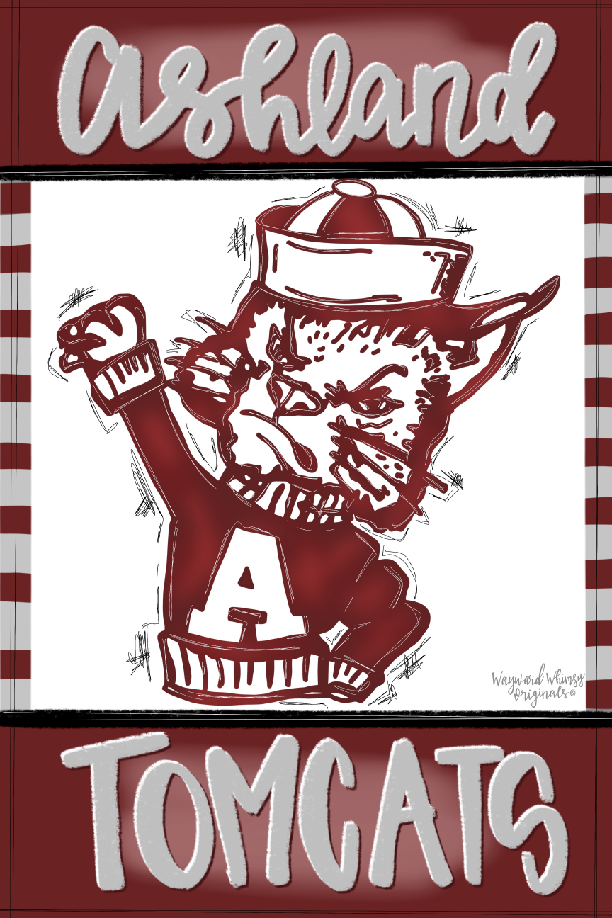 WAYWARD WHIMSY ASHLAND TOMCATS