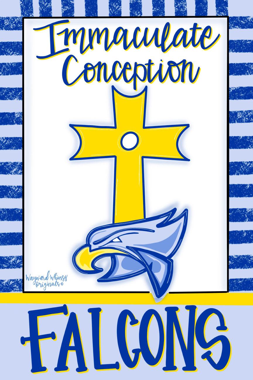 WAYWARD WHIMSY IMMACULATE CONCEPTION FALCONS