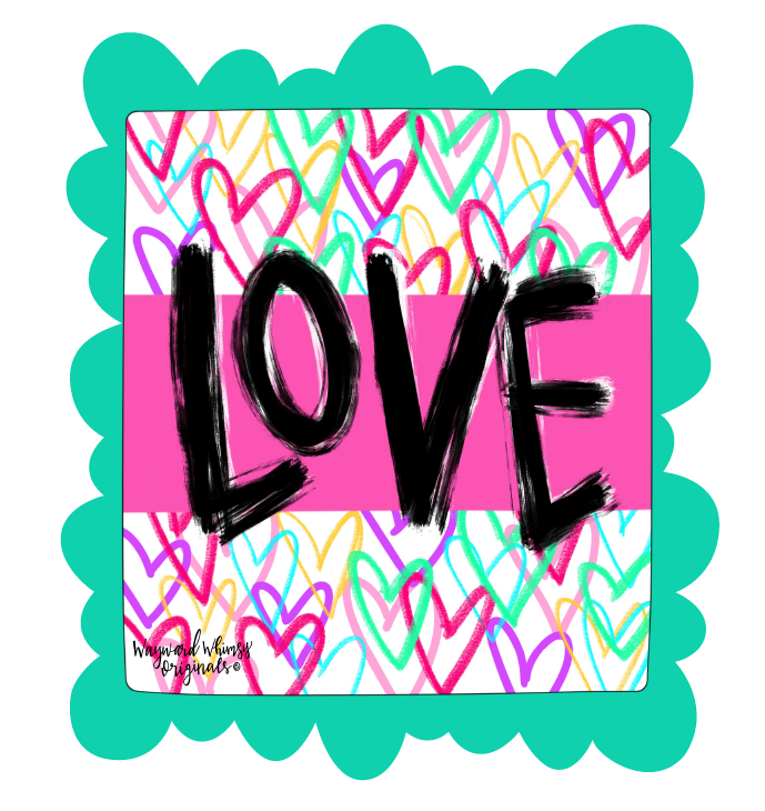 WAYWARD WHIMSY LOVE STAMP