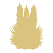 Basic Shape Yucca Plant MDF Cutout Desert Plant Silhouette - Unfinished For DIY