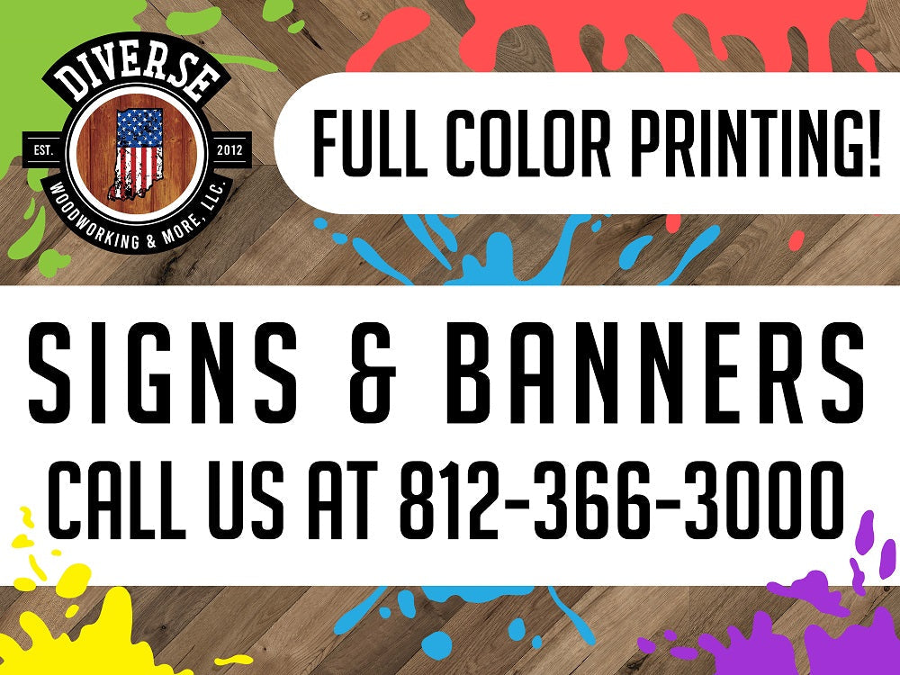Custom Yard Sign Print Style 1