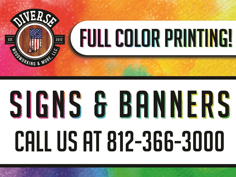 Custom Yard Sign Print Style 1