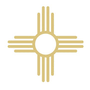 Basic Shape Sun Cross MDF Cutout Zia Symbol - Unfinished For DIY