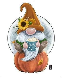 Basic Shape Fall Gnome MDF Cutout - Unfinished For DIY
