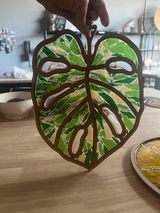 Laser Cut Leaf Unfinished Wood Cutout Style 3 Art 1