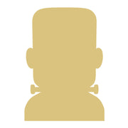 Basic Shape Frankenstein MDF Cutout Monster Silhouette - Unfinished For DIY