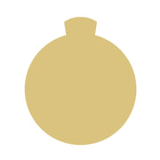 Basic Shape Round MDF Cutout Ornament - Unfinished For DIY