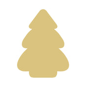 Basic Shape Tree MDF Cutout Layered Silhouette - Unfinished For DIY