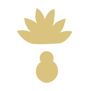 Basic Shape Turkey MDF Cutout Thanksgiving Silhouette Style 3 - Unfinished For DIY