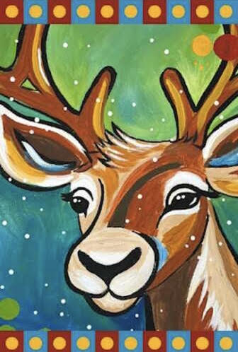 PPHQ Garden Flag 12X18 Reindeer