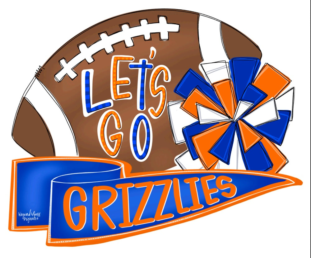 WAYWARD WHIMSY LETS GO GRIZZLIES