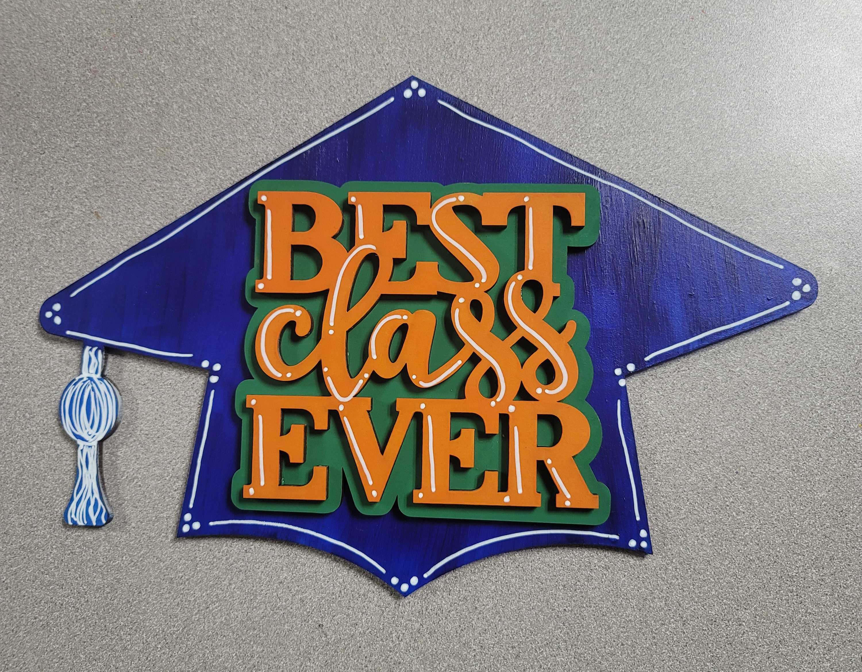 3D Best Class Unfinished Wood Cutout Style 1