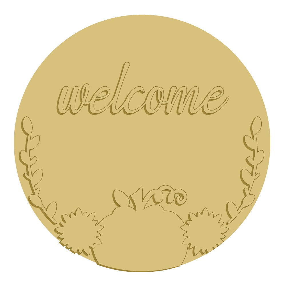 3D-CIRCLE UNFINISHED WOOD CUTOUT STYLE 1-A47