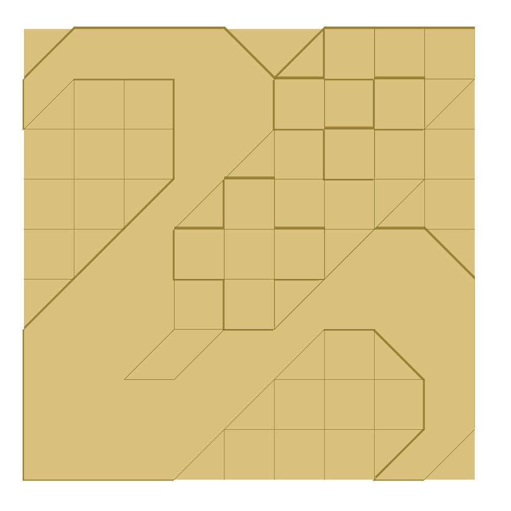 3D Barn Quilt Corn Unfinished Wood Cutout Style 1