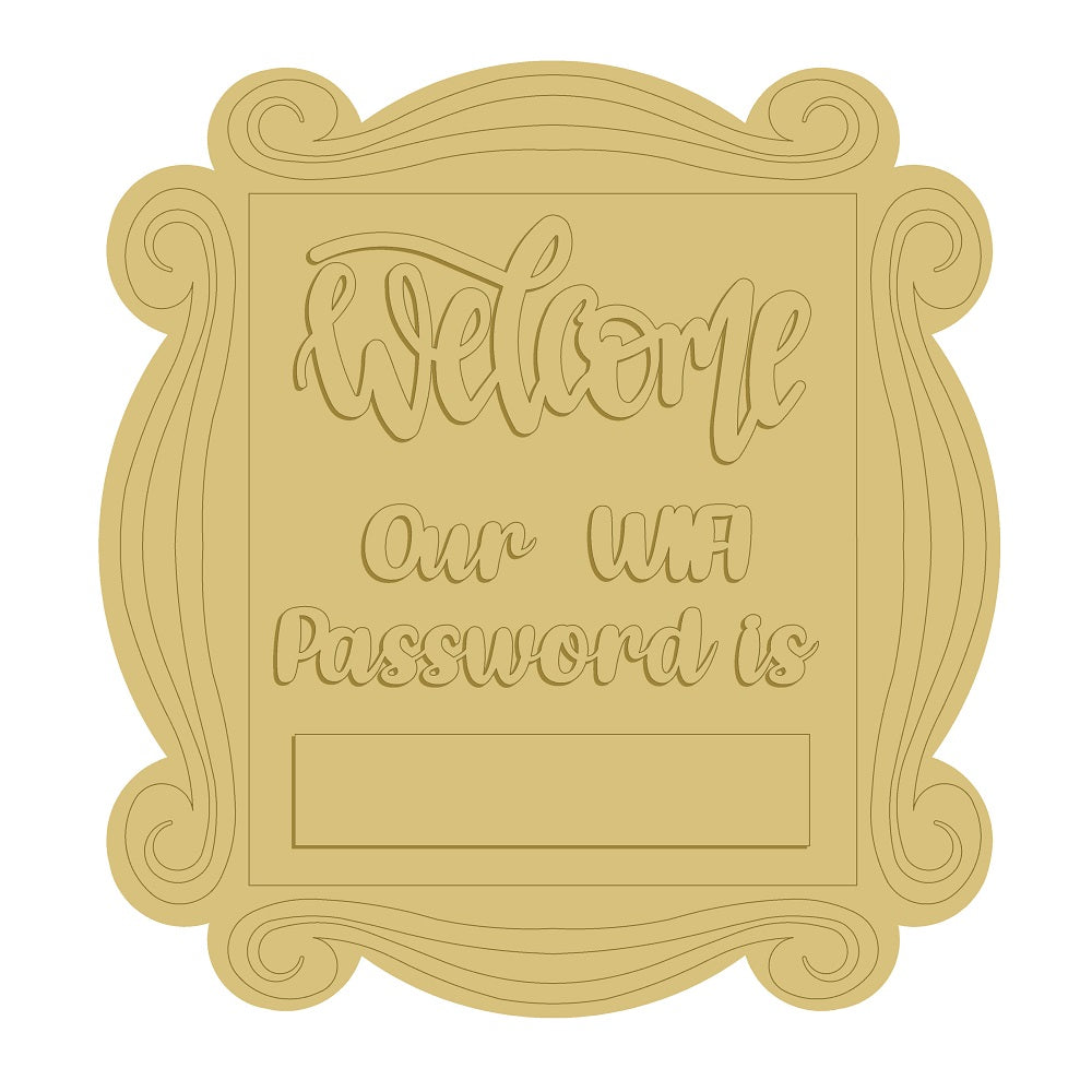 3D-DL-FRIENDS UNFINISHED WOOD CUTOUT STYLE-1-A4