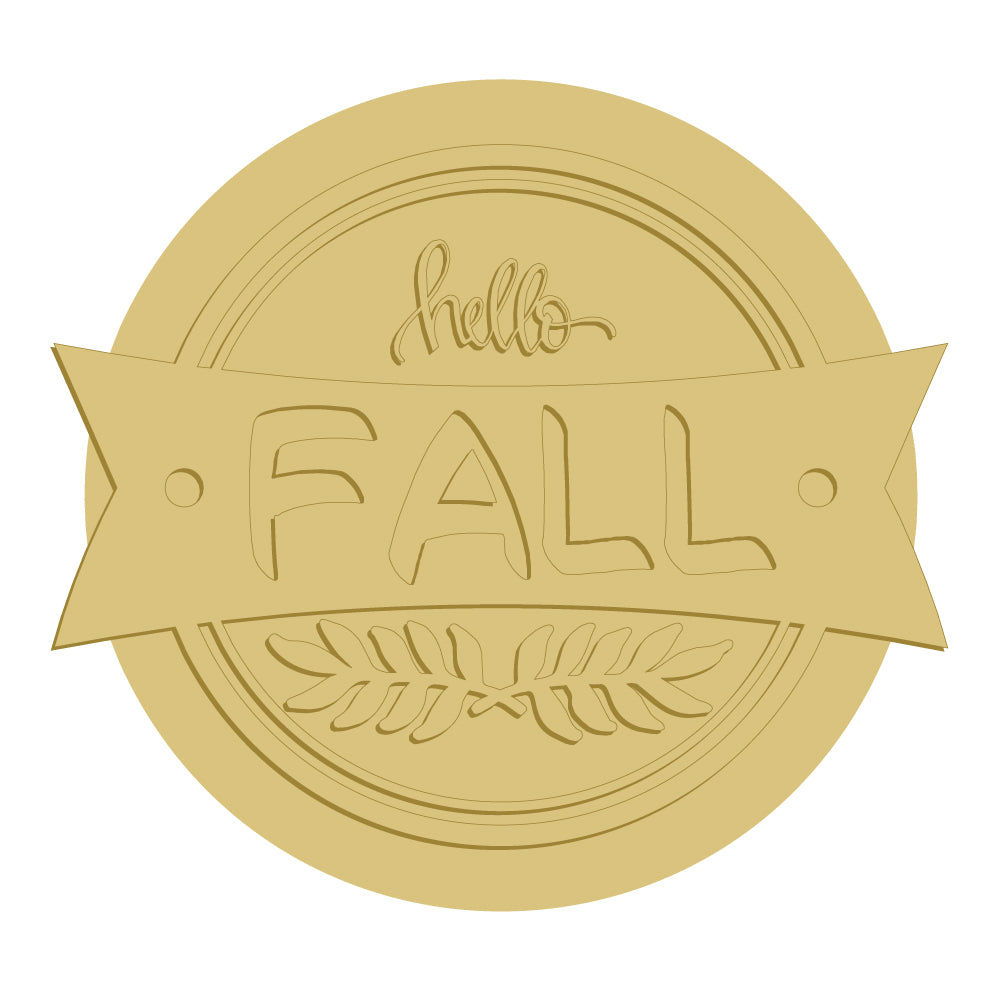 3D-HELLO-FALL UNFINISHED WOOS CUTOUT STYLE 2-A1
