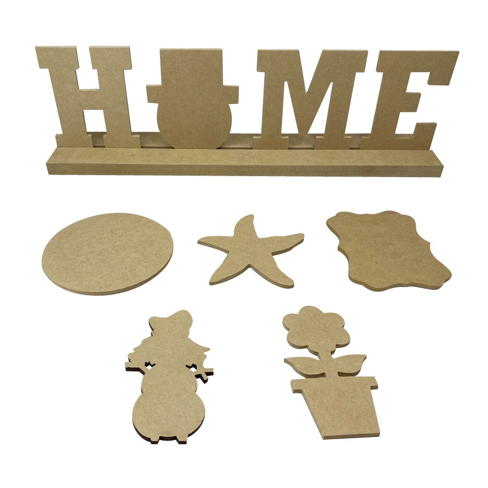 3D-HOME UNFINISHED WOOD CUTOUT STYLE 2