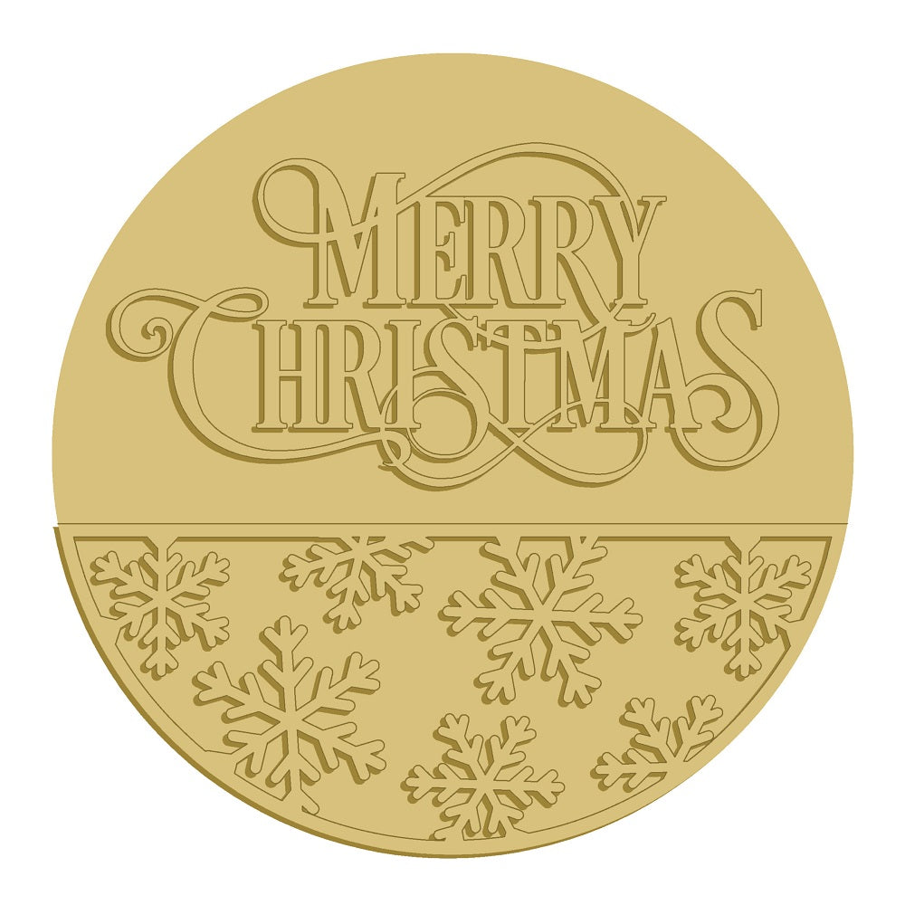 3D-MERRY-CHRISTMAS UNFINISHED WOOD CUTOUT STYLE 5-A1