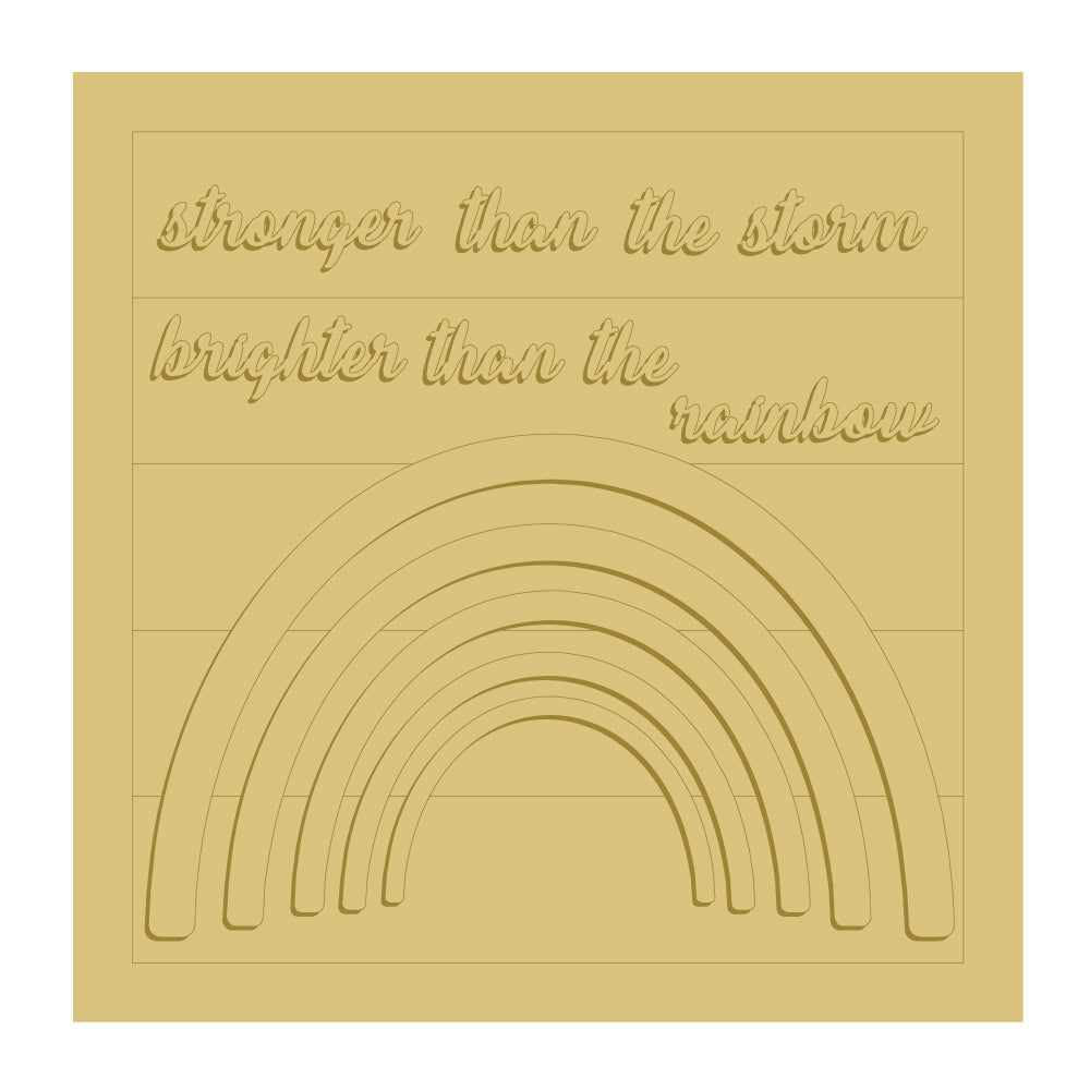 3D-STRONGER UNFINISHED WOOD CUTOUT STYLE 1-A1