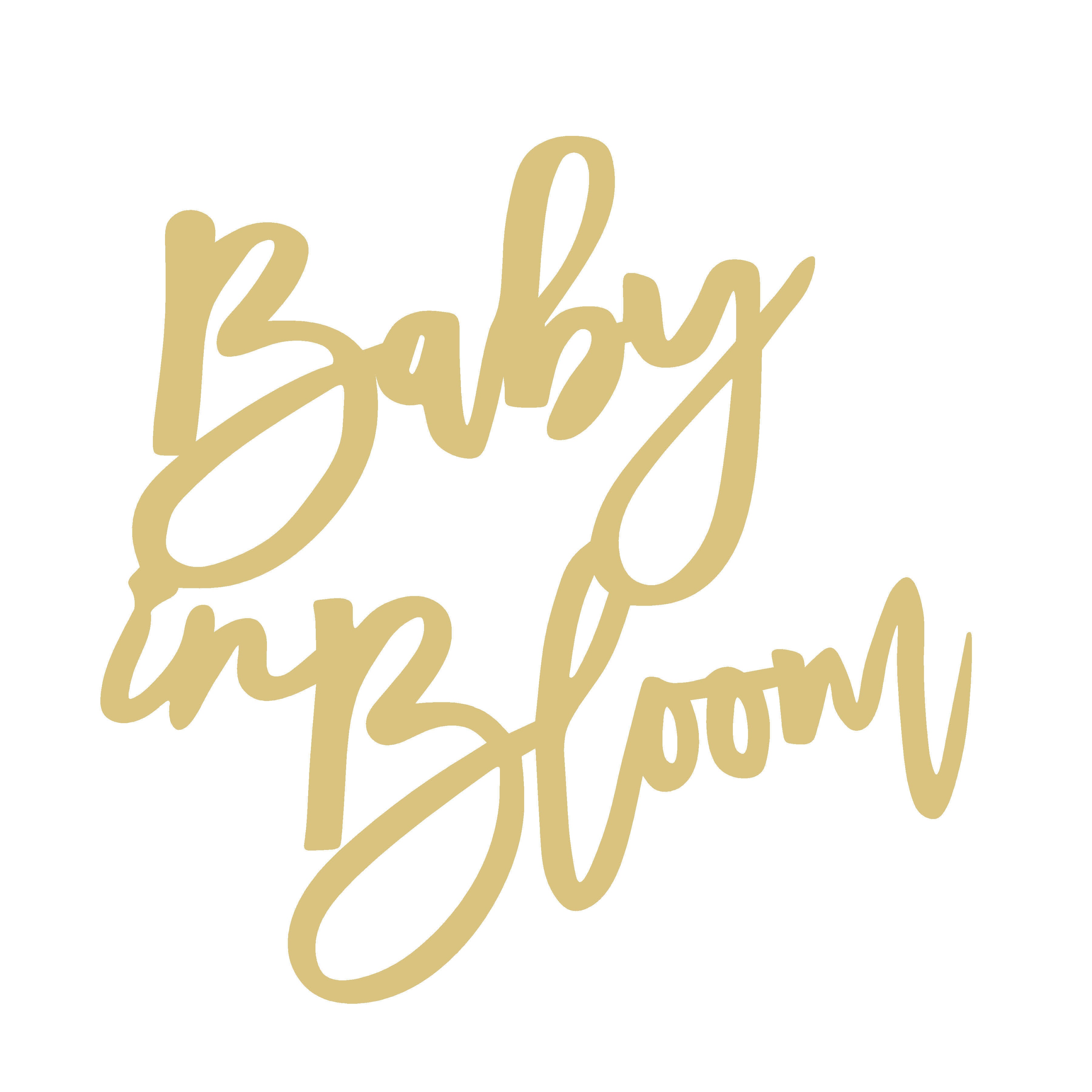 LASER CUT BABY-BLOOM UNFINISHED WOOD CUTOUT STYLE 1
