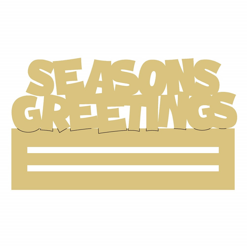 DL-GREETINGS-FORM UNFINISHED WOOD CUTOUT STYLE 1-A1