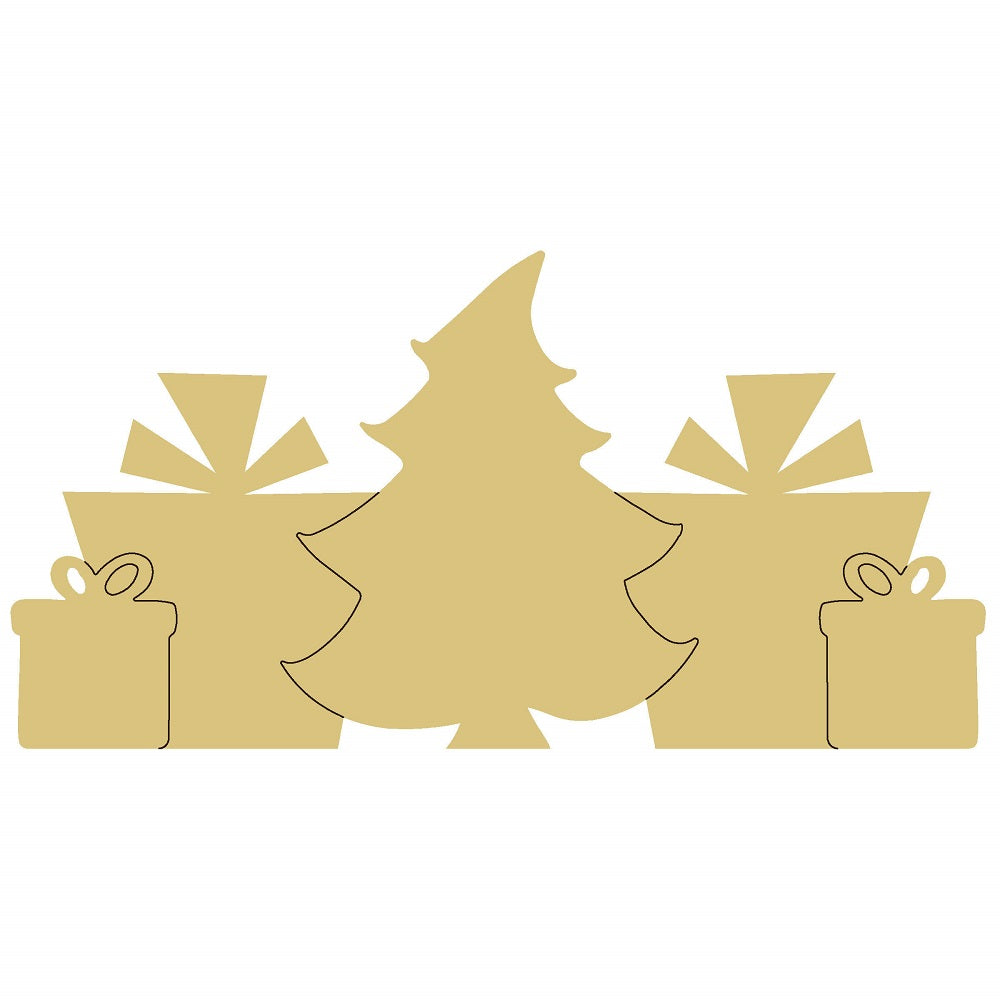 DL-INT UNFINISHED WOOD CUTOUT STYLE