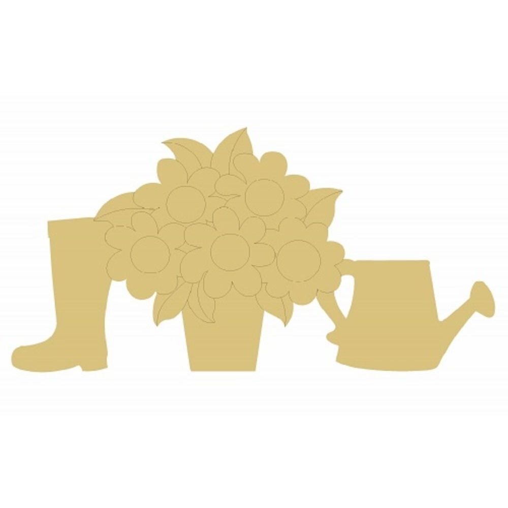 DL-INT UNFINISHED WOOD CUTOUT STYLE