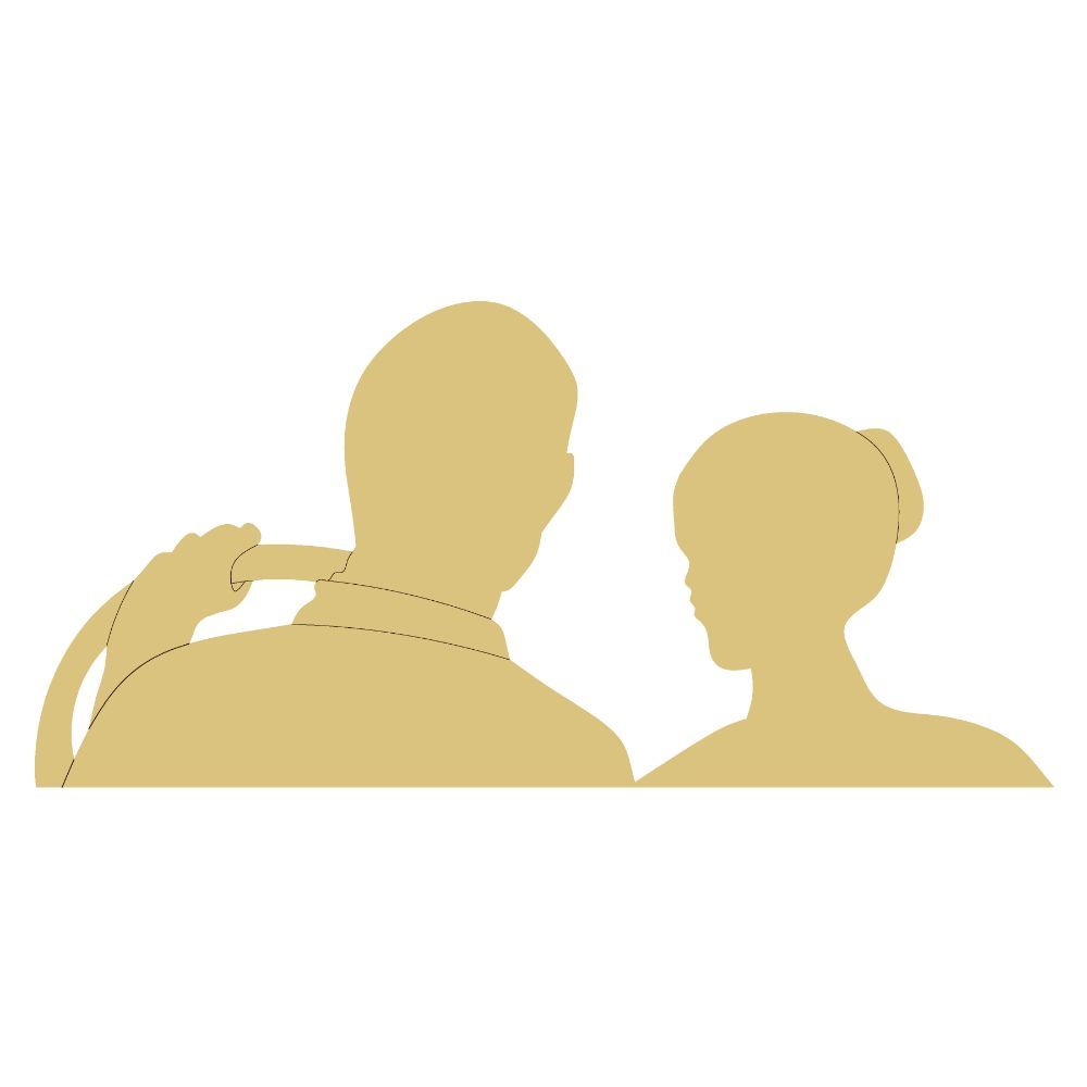 DL-INT UNFINISHED WOOD CUTOUT STYLE