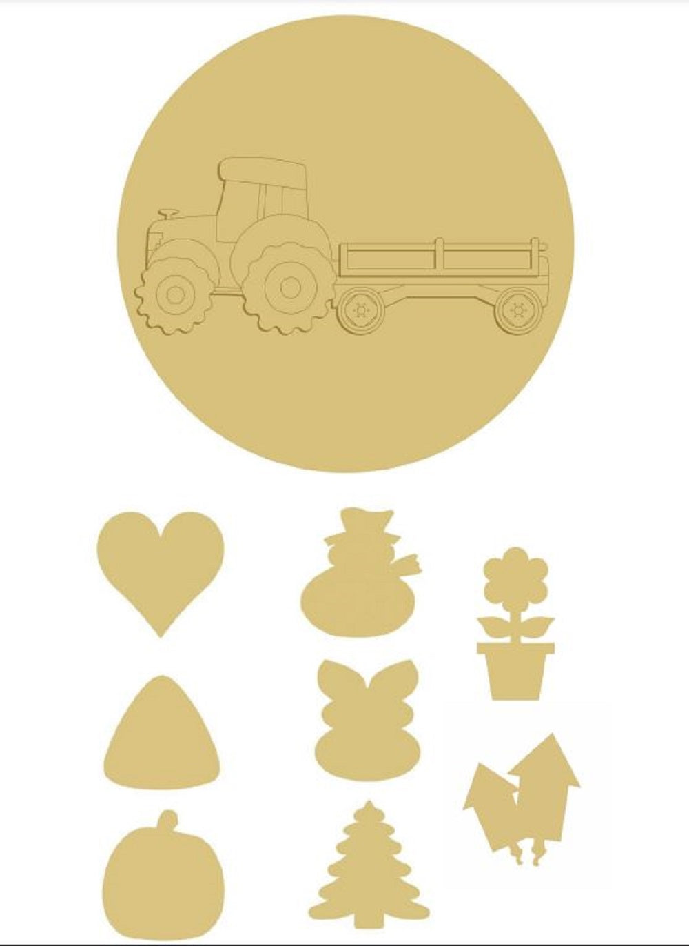 Tractor With Wagon Interchangeable Kit 2