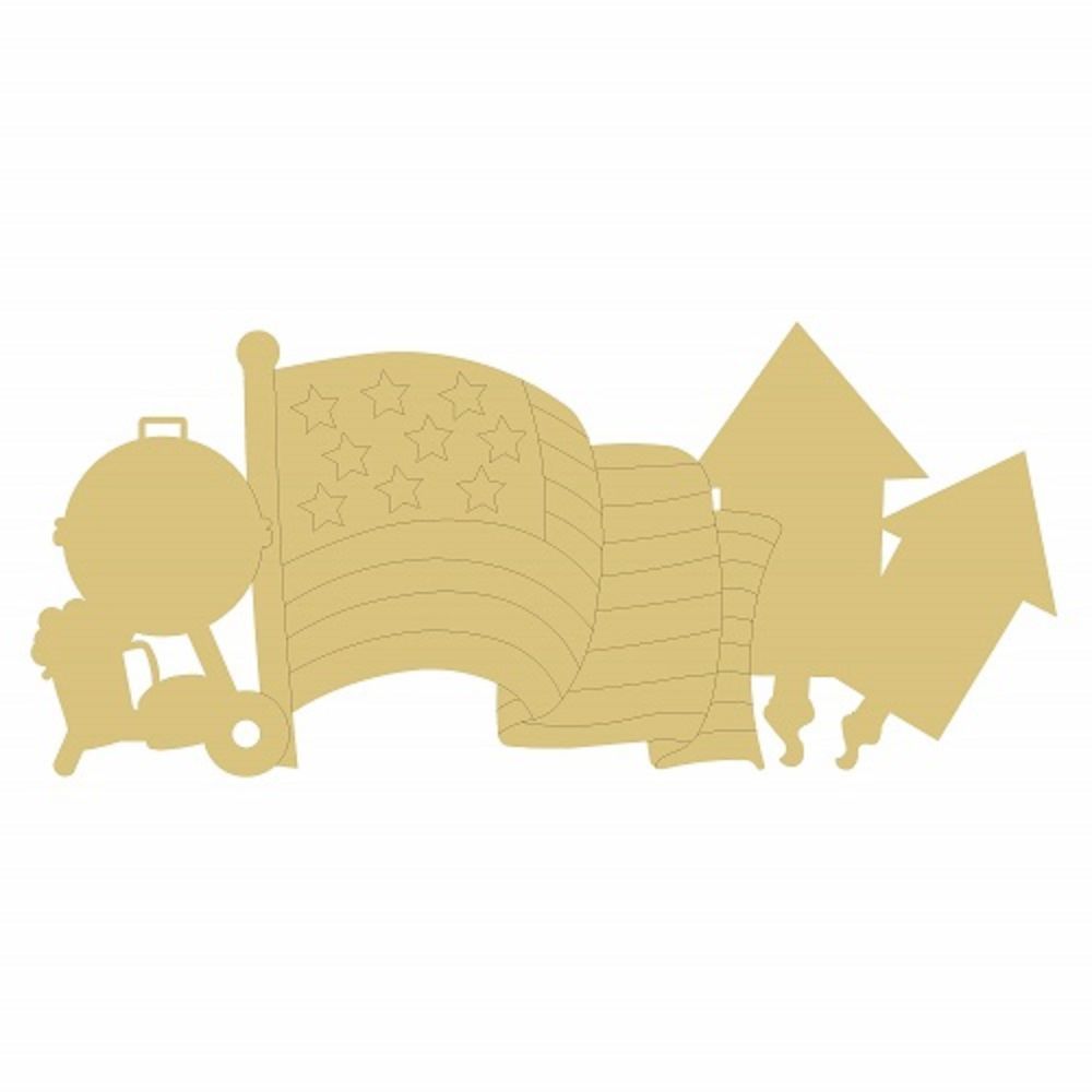 DL-INT UNFINISHED WOOD CUTOUT STYLE