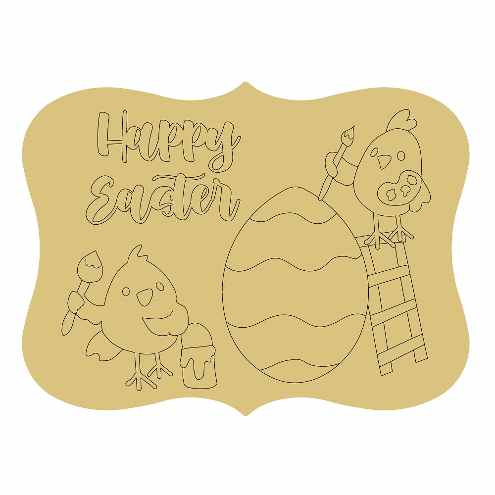 DL-PLAQUE UNFINISHED WOOD CUTOUT STYLE 30-A2