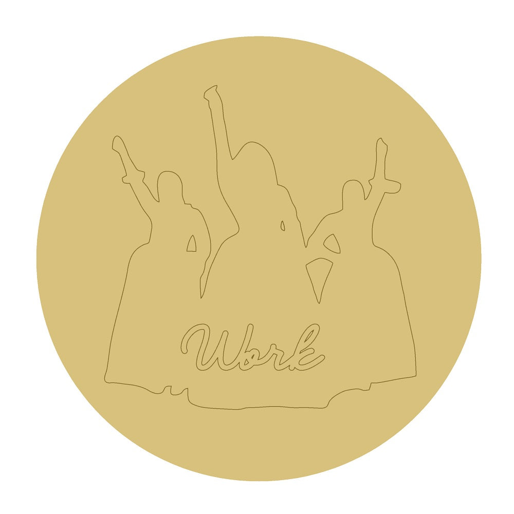 DL-WORK UNFINISHED WOOD CUTOUT STYLE 1-A1