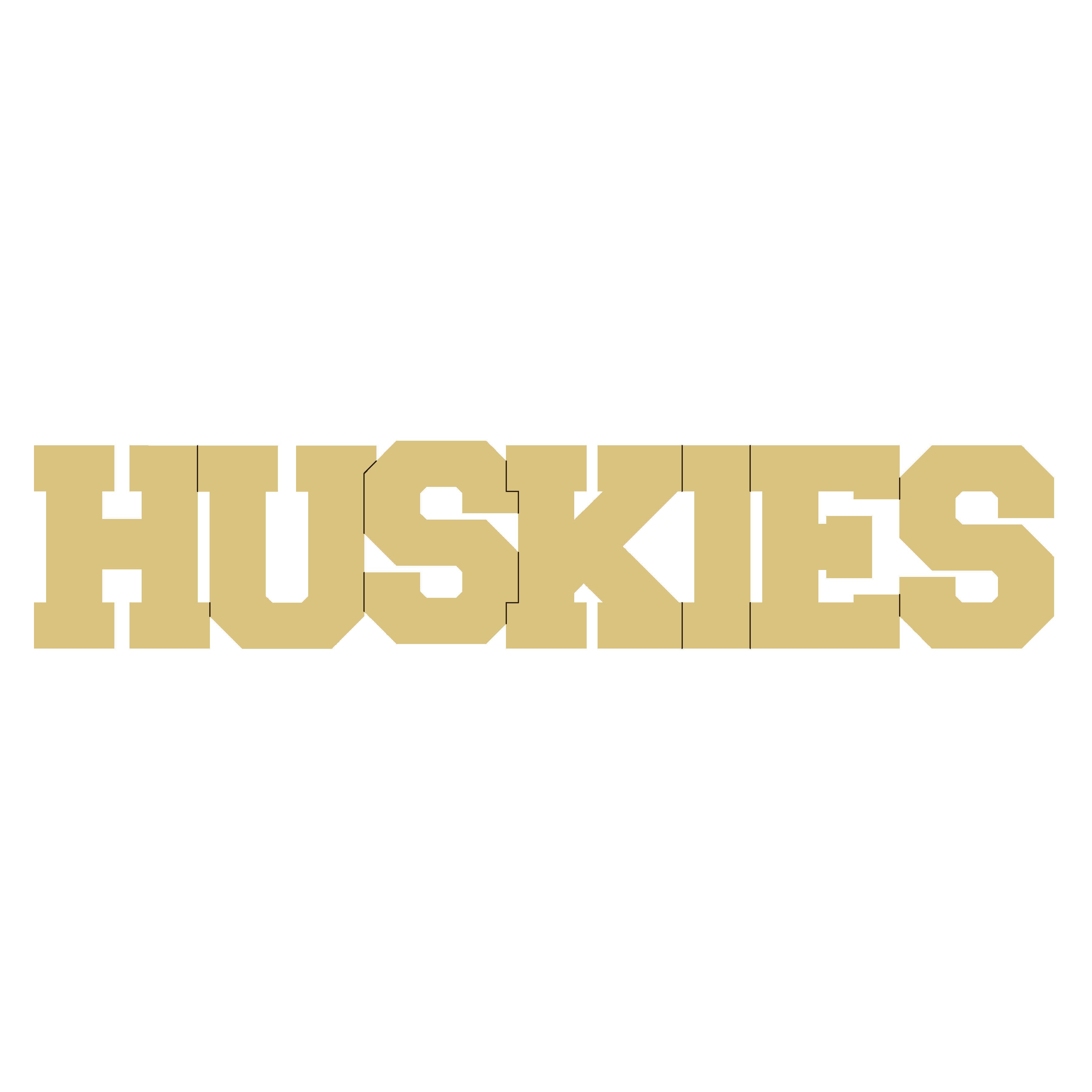 LASER CUT HUSKIES UNFINISHED WOOD CUTOUT STYLE 2