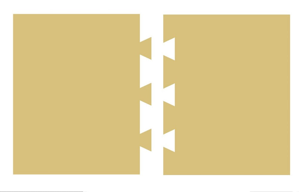 LASER CUT LOCK-REC-11X14 UNFINISHED WOOD CUTOUT STYLE