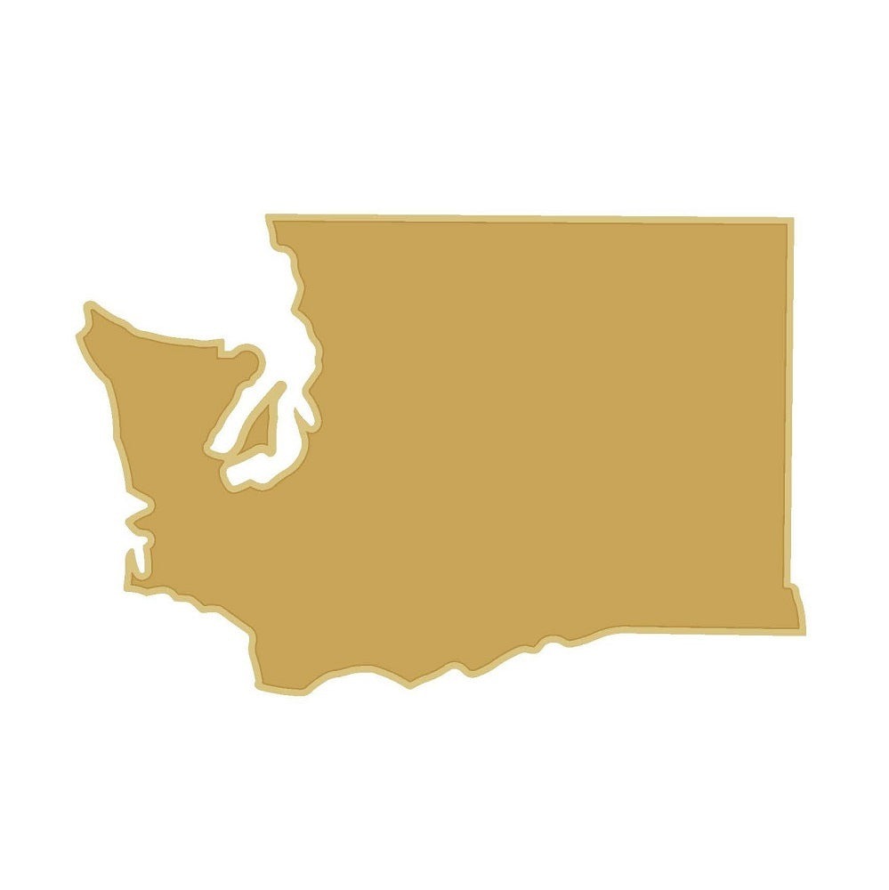 Washington Mold Unfinished Wood Cutout Style 1