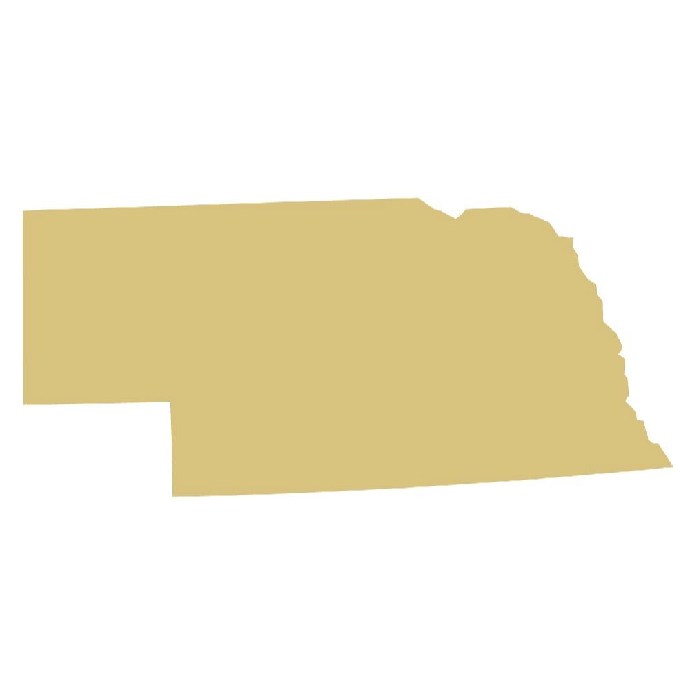 State Unfinished Wood Cutout Style 1