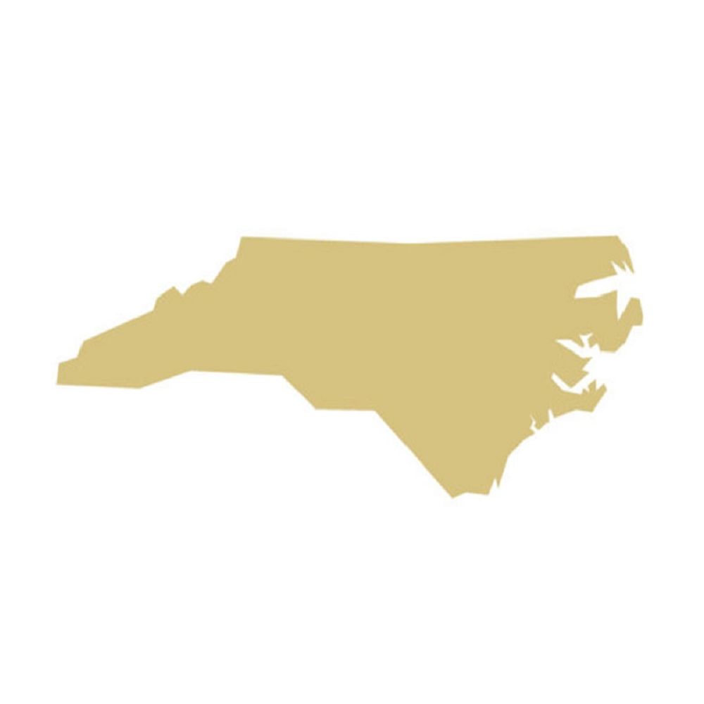 State Unfinished Wood Cutout Style 1