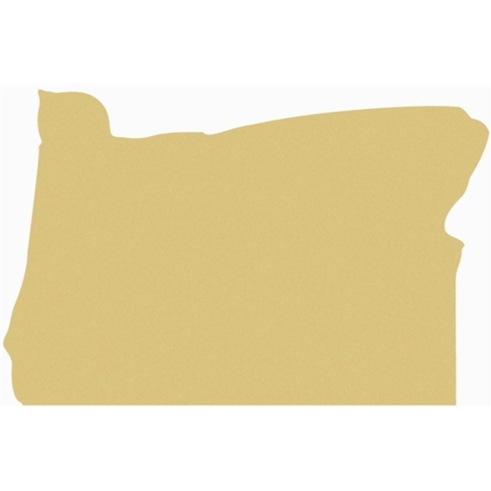 State Unfinished Wood Cutout Style 1