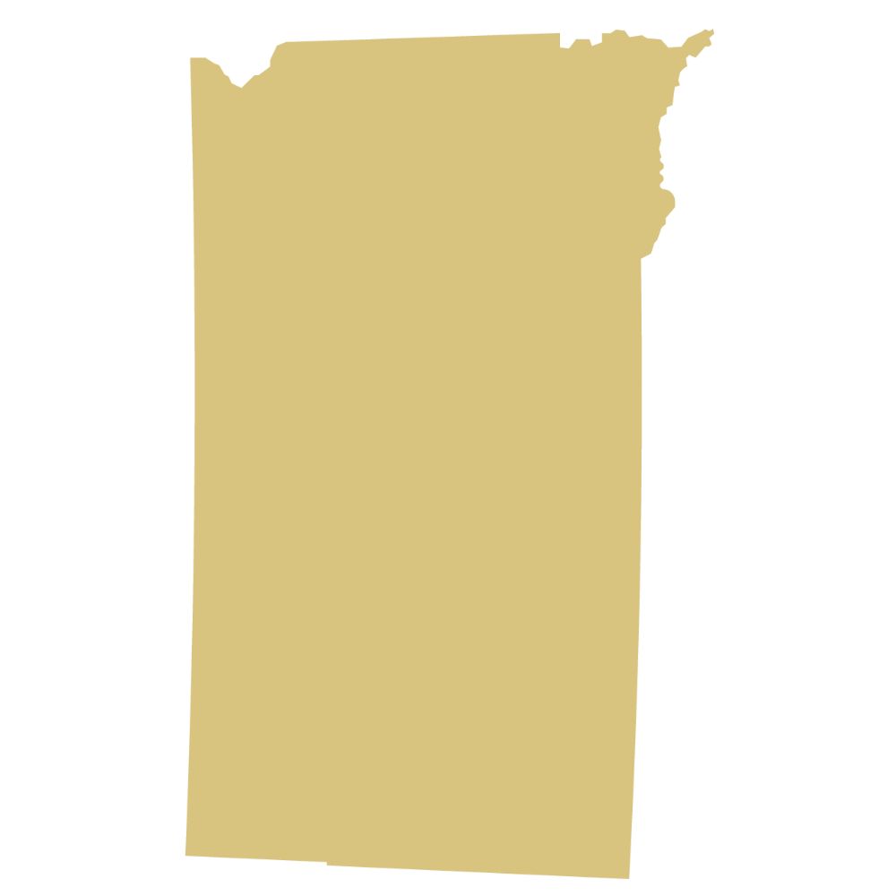 State Unfinished Wood Cutout Style 1